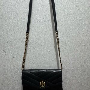 Tory Burch Black and Gold Crossbody Bag